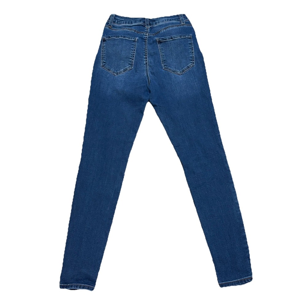 Refuge Denim Miami Skinny Jeans Women's 5 Distressed Raw Hem - Picture 4 of 13